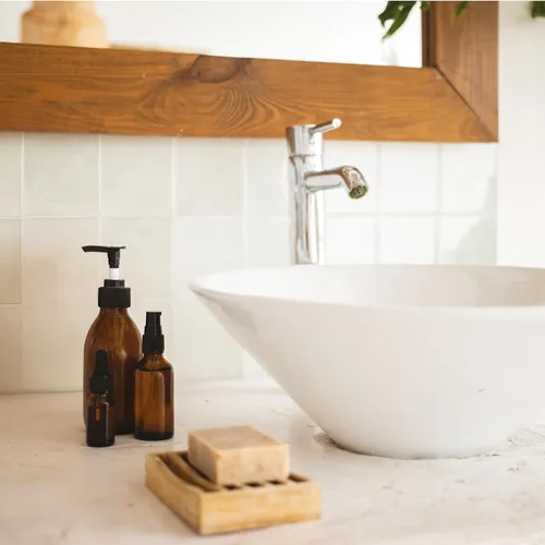 Miniatura 8 de SMART TILES Protector contra salpicaduras para despegar y pegar, 5 hojas de 9 x 9 pulgadas, adhesivo 3D para cocina, baño, azulejos de pared, Oia