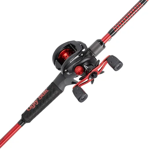 Miniatura 11 de Combo de carrete de cebo de bajo perfil y caña de pescar Ugly Stik Carbon
