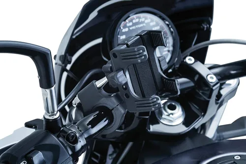 Miniatura 5 de Kuryakyn 1699 Accesorio para manillar de motocicleta: Tech-Connect Cradle Kit de montaje para dispositivo/teléfono GPS para motocicletas con barras