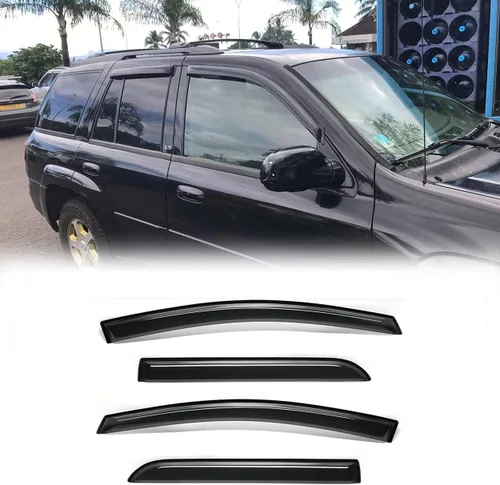 Miniatura 18 de Deflector de ventilación para visera lateral para Chevy Silverado/GMC Sierra 1500/2500HD/3500HD Crew Cab, Yukon XL/Suburban/Avalancha 2007-2014, 4