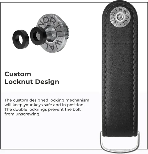 Miniatura 3 de Northwall Soporte para llavero, llavero de bolsillo seguro, accesorios de llavero para hombres, organizador de llavero ThorKey