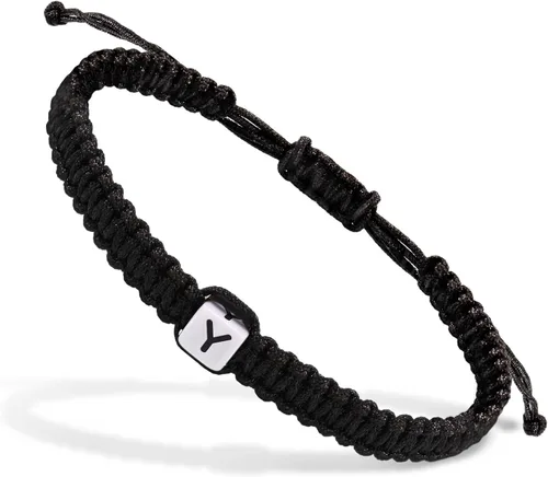 Miniatura 16 de Pulseras hechas a mano, pulseras para mujeres y hombres, pulsera ajustable con inicial, regalos de joyería para mamá, esposa, novia, ella, amigos