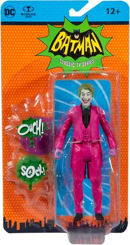 Miniatura 8 de McFarlane Toys TM15032 DC Retro 6 pulgadas WV1-Batman 66-El Joker, multicolor