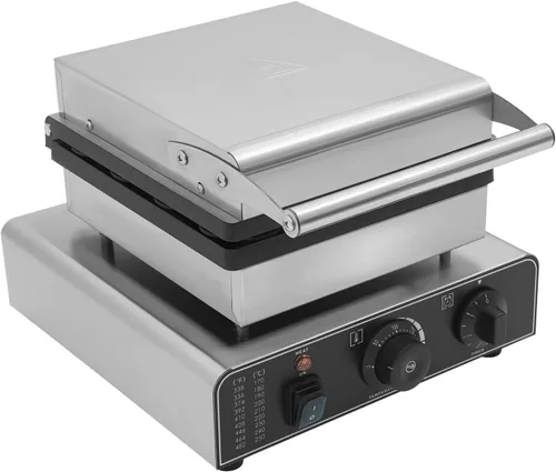 Miniatura 3 de Máquina de gofres comercial, 16 rejillas de 1750 W, antiadherente, de acero inoxidable, redonda, belga, mini waflera eléctrica para restaurante