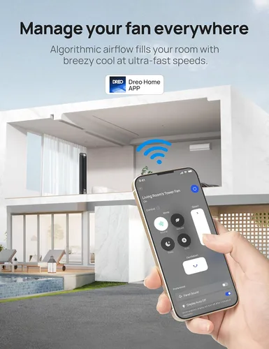 Miniatura 4 de Dreo Paquete de ventilador de torre inteligente con control remoto y por voz