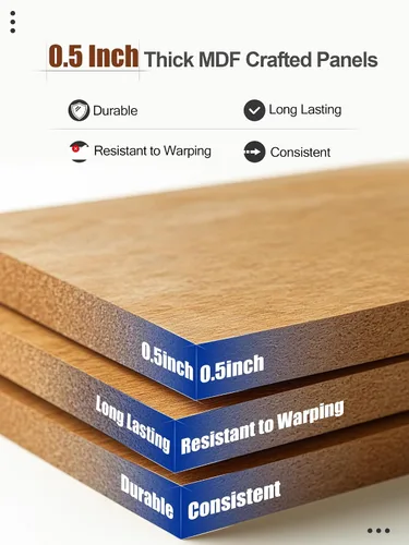 Miniatura 2 de Mollywell Paneles de madera para pared, instalación que ahorra tiempo, decoración de pared de listones de madera versátil, diseño acanalado mejorado