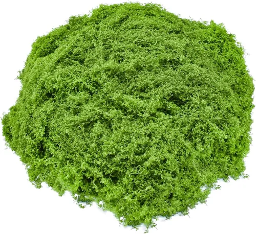 Musgo falso para plantas en maceta, musgo verde para manualidades, musgo floral artificial para macetas, decoración de musgo verde para centros de