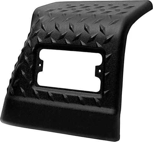 Miniatura 6 de KUAFU Guardabarros para chip de insectos, armadura frontal compatible con Jeep Wrangler TJ 1997-2006 Reemplazo para 11650.20 negro texturizado