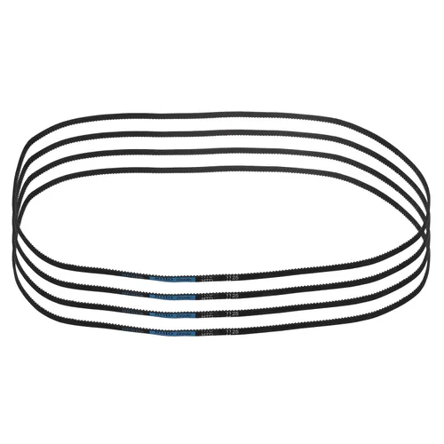 Miniatura 118 de uxcell 4pcs HTD-3M correa dentada de goma 60 dientes, 7.087 in de longitud de paso x 0.236 in de ancho x 0.094 in de altura, correa de distribución