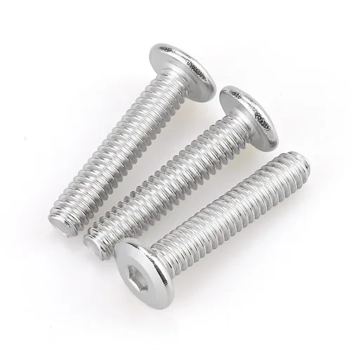 Miniatura 9 de 1/4-20 x 1-1/4" (30 PCS) Tornillo de cabeza plana de cabeza plana, 304 tornillos de unión de acero inoxidable 18-8, rosca completa, pernos