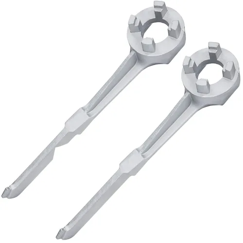 Miniatura 8 de Mellbree - Llave de tapón de aluminio - Herramienta para abrir barriles de galones de 10, 15, 20, 30, 50, 55 galones - Se ajusta a tapas de bung