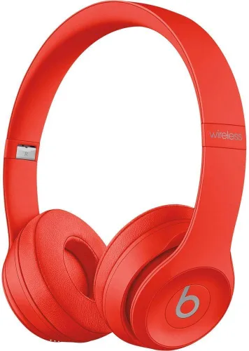Miniatura 8 de Beats Solo3 Auriculares inalámbricos sobre la oreja – Colección Beats Decade – Desafiante Negro-Rojo (Renovado)