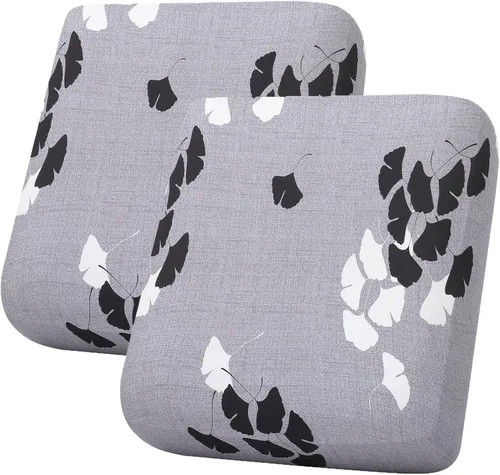 Miniatura 133 de hyha Fundas de cojín estampadas para sofá al aire libre, fundas florales lavables para muebles de patio, exteriores, funda de repuesto para asiento