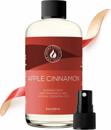 Aroma Country Aceite difusor de manzana y canela, aceites esenciales de lujo para recarga de difusor y ambientador en aerosol de habitación,