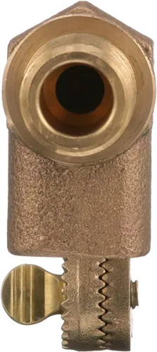 Miniatura 5 de Watts Serie 500 Válvula de flotador de bronce resistente de 1/2", entrada roscada NPT hembra, Montaje en pared de tanque, Brida mecanizada, Brazos
