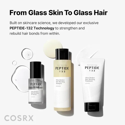 Miniatura 4 de COSRX PEPTIDE 132 Tratamiento de reparación de cabello (tamaño viaje) – Mascarilla capilar para cabello dañado y seco, repara roturas y puntas