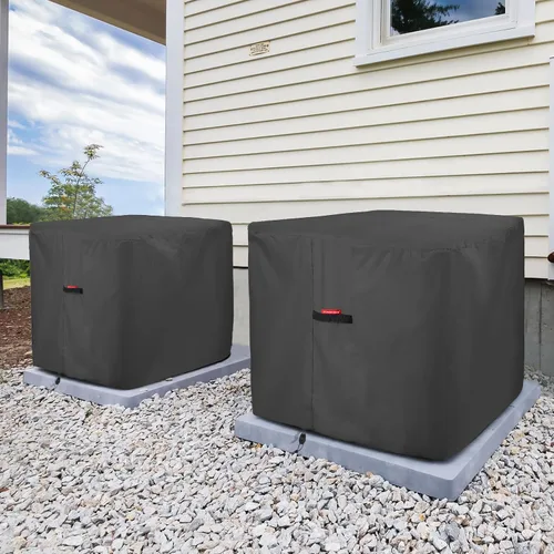 Miniatura 7 de Porch Shield Cubiertas impermeables para aire acondicionado – Cubierta cuadrada resistente para aire acondicionado para unidad exterior de hasta 30
