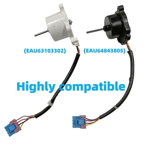 Miniatura 3 de EAU63103302 EAU63103301 Ensamble del ventilador del condensador del refrigerador para LG AEU64843805 LRMVC2306S LRMDS3006S/01 Piezas de reemplazo