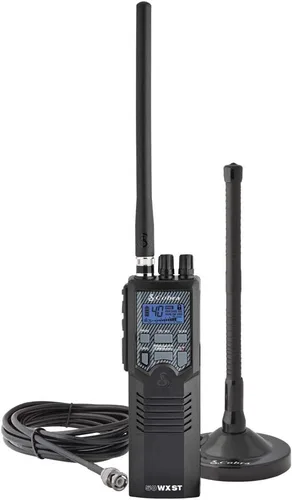 Miniatura 5 de Cobra Walkie Talkies impermeables RX680 (paquete de 2) y radio de emergencia portátil Cobra HHRT50 Road Trip CB de 2 vías