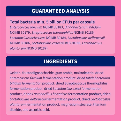 Miniatura 7 de Nutramax Proviable Probióticos para Perros y Gatos, Suplemento Diario para la Salud Digestiva con Múltiples Cepas de Bacterias, Probióticos