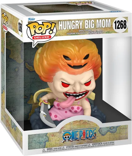 Miniatura 4 de Funko Pop! Deluxe: One Piece - Hungry Big Mom - Figura de vinilo coleccionable - Idea de regalo - Producto oficial - para niños y adultos - Fans