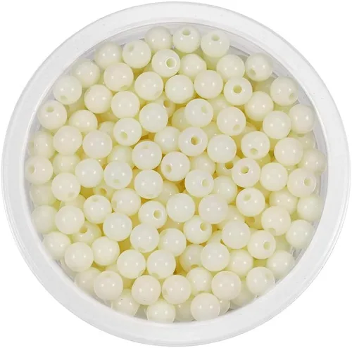Miniatura 10 de 200 cuentas redondas acrílicas de 0.394 a 0.787 pulgadas (6 a 0.787 in) de color caramelo, cuentas espaciadoras sueltas para manualidades para hacer