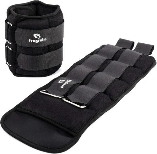 Fragraim - Juego de pesas de tobillo para mujeres, hombres y niños, ideal para entrenamiento de fuerza para muñeca/pierna/brazo, correa ajustable, 1