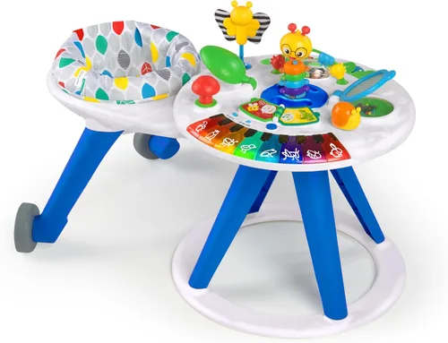 Baby Einstein Around We Grow 4 en 1, andador, centro de actividades y descubrimiento, mesa, para bebés a partir de 6 meses