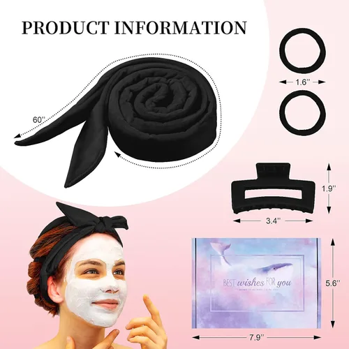 Miniatura 6 de Flylipu Diadema de Varilla Rizadora sin Calor, Mejorada de 60" Extra Larga, Rizadores de Cabello Suaves para Dormir, Rizos sin Calor para Niñas