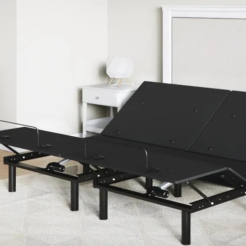 Miniatura 14 de Sven & Son Essential - Base de cama ajustable tamaño twin XL + colchón de espuma viscoelástica de gel frío de 10 pulgadas, inalámbrica, fácil