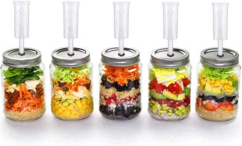 Miniatura 5 de Air Locks 8 piezas de plástico Airlock y 30 piezas de ojales de silicona, juego de esclusa para fermentación, cerveza, vino, chucrut, kimchi y otros