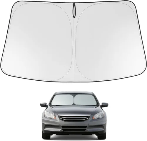 Miniatura 48 de Proadsy Parasol para parabrisas actualizado 2025, ajuste personalizado Dodge RAM 1500 2Dr 2019-2024 2025, 4 capas, plegable, protector de parasol