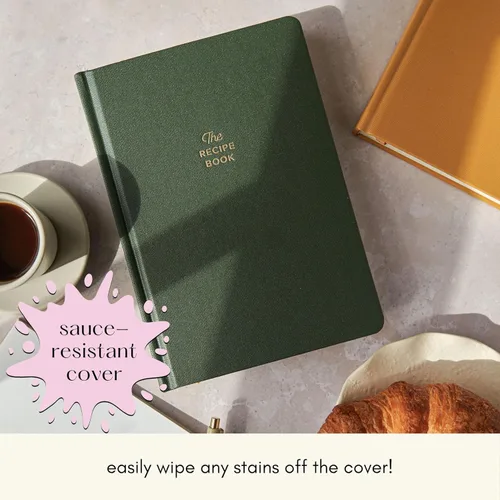 Miniatura 2 de Kunitsa Co. Cuaderno de Recetas - Regalo de Recuerdo, Libro en Blanco de Recetas de Tapa Dura para Escribir Tus Propias Recetas con Sugerencias