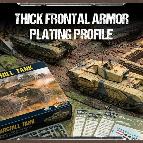 Miniatura 4 de Wargames Delivered - Warlord Games Bolt Action Tank War - British Churchill Tank, Miniaturas de la Segunda Guerra Mundial, figuras de acción