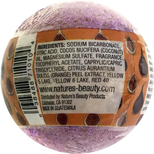 Miniatura 7 de Nature's Beauty Bombas de baño de azúcar moreno e higo, natural hecha a mano, no mancha, bomba de spa de lujo, hidrata la piel seca, hecha