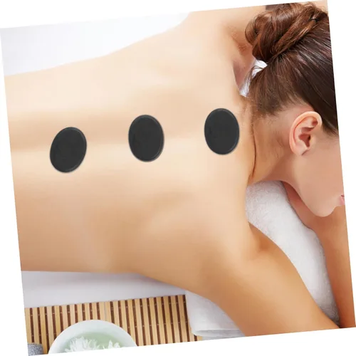 Miniatura 6 de Healeved 10 Uds. Masaje Energético Piedra Calentada Masajeador Aceites Esenciales para Masajeador Facial Masaje Facial Rocas Grandes Juego