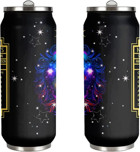 Miniatura 2 de Tumbler de Constelación de Sagitario del Zodiaco de Acero Inoxidable para Hombres y Mujeres Fanáticos de la Astrología Regalos de Cumpleaños Tumbler