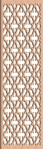Miniatura 158 de Madison Paneles de pared decorativos de madera con calado, 9 3/8 pulgadas de ancho x 24 3/8 pulgadas de alto x 3/8 de alto, roble rojo rojo (Red Oak)