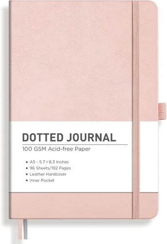 Miniatura 43 de RETTACY Cuaderno rayado, 192 páginas numeradas, tamaño A5 mediano (5.7 x 8.3 pulgadas), para hombres y mujeres, para hacer notas, escritura, trabajo