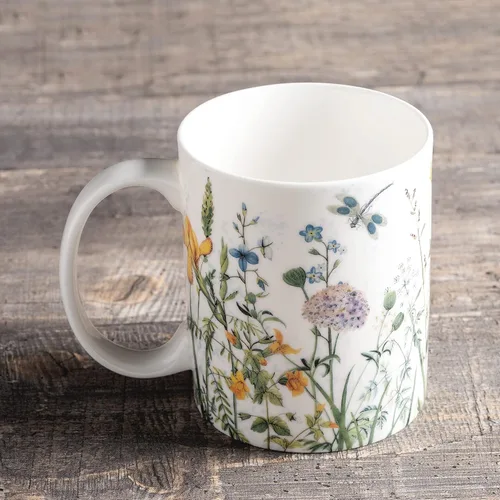 Miniatura 8 de Maison d' Hermine Taza de café con asas, tazas de porcelana fina de hueso, paquete de una taza de té para bebidas calientes, capuchino, latte