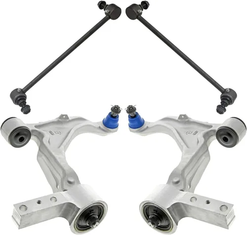 Miniatura 161 de Detroit Axle - Brazos de control superiores traseros para Chrysler 300 Dodge Challenger Charger Magnum, reemplazo del conjunto de brazos de control