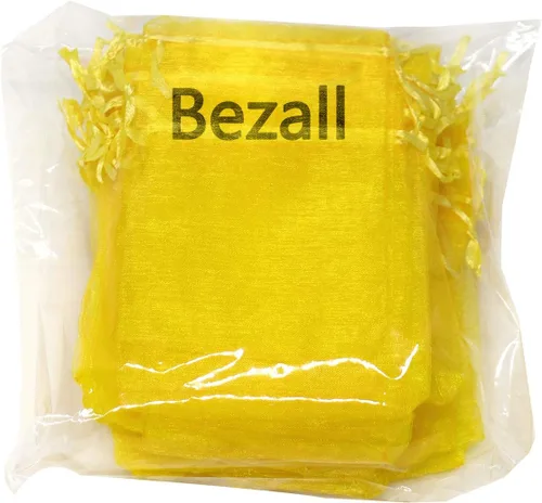 Miniatura 8 de Dealglad 100pcs Drawstring Organza bolsas de joyería caramelo para fiestas, casamientos, regalos Amarillo