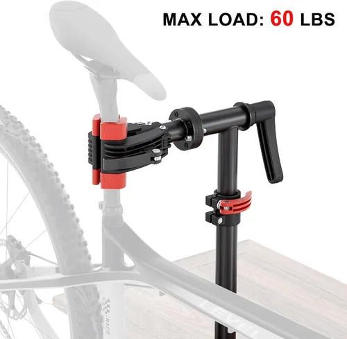 Miniatura 2 de CXWXC Soporte de reparación de bicicletas - Soporte de mantenimiento de montaje en banco - Soportes de trabajo para bicicletas de montaña