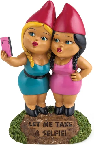 Miniatura 9 de BigMouth Inc Little Mer-gnome - Estatua de gnomo de jardín, divertida figura para césped y patio al aire libre, decoración de escultura de regalo
