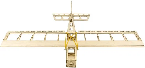 Miniatura 3 de Balsa Wood Aircraft 22.835 in Mini Stick Entrenamiento Eléctrico Avión Deportivo Necesidad de Construir para Adultos (R0301)