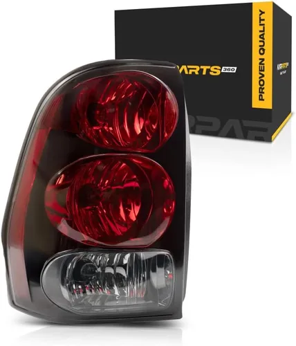 KarParts360: Para Chevy Trailblazer 2002-2009 Conjunto de luz trasera lado del conductor con bombillas para GM2800150 | 15131578, 15097513