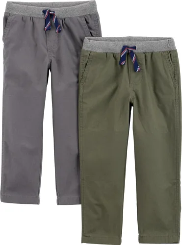 Simple Joys by Carter's Paquete de 2 pantalones de meter para bebé