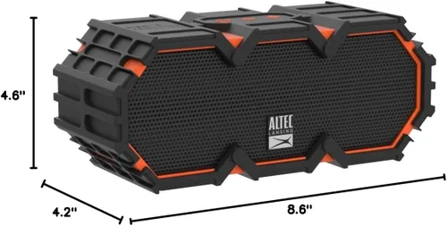 Miniatura 3 de Altec Lansing LifeJacket 2 - Altavoz Bluetooth impermeable, altavoz portátil flotante para viajes y uso al aire libre, graves profundos y sonido