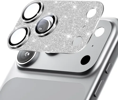 Miniatura 12 de Hoerrye para iPhone 17 Pro Protector de Lente de Cámara - [12FT Grado Militar a Prueba de Roturas] [Fuerte Adhesión] Cubierta Protectora Completa
