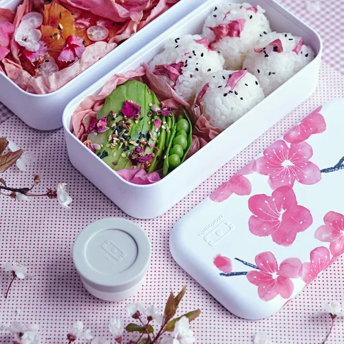 Miniatura 6 de monbento - Bento Box Adult MB Original Blossom - 2 compartimentos a prueba de fugas - Lonchera apilable perfecta para el trabajo/picnic/deportes